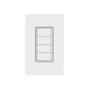 (RadioRa3) Botonera Sunnata Blanco 3 escenas y 2 botones subir/bajar para Radio RA3, programe escenas diferentes en cada botón. (RadioRa3) Botonera Sunnata Blanco 3 escenas y 2 botones subir/bajar para Radio RA3, programe escenas diferentes en cada botón.