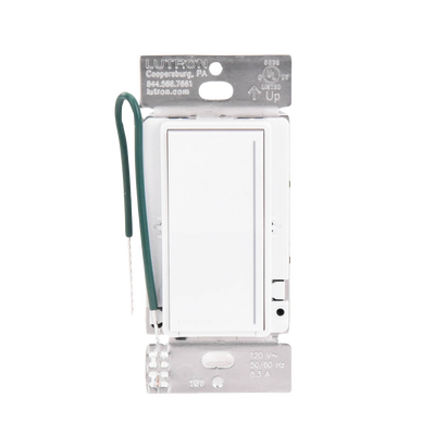 (RadioRa3) )Atenuador (dimmer) Auxiliar de pared, compañero de atenuadores multilocación. Usar en 3 vías o escalera.