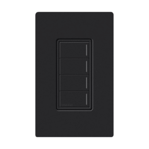 (RadioRa3) Botonera Sunnata Negro 4 escenas para Radio RA3, programe escenas diferentes en cada botón. (RadioRa3) Botonera Sunnata Negro 4 escenas para Radio RA3, programe escenas diferentes en cada botón.