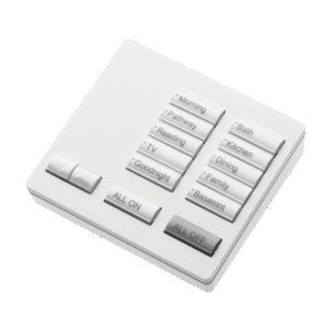 Botonera de Sobremesa Portátil SeeTouch, 10 Botones, Retroiluminada, Programe Escenas Diferentes en Cada Botón.