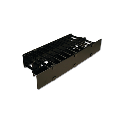 Organizador de Cable Horizontal RS3, Doble, Para Rack de 19in, 4in de profundidad, 2UR Organizador de Cable Horizontal RS3, Doble, Para Rack de 19in, 4in de profundidad, 2UR