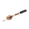 Conector SMA Macho de Anillo Plegable para Cables RG-174/U, 8216, Oro/ Oro/ Teflón.