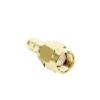 Conector SMA Macho de Anillo Plegable para Cable RG-58/U, Oro/Oro/Teflón.