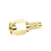 Conector SMA Macho de Anillo Plegable para Cable RG-58/U, Oro/Oro/Teflón.