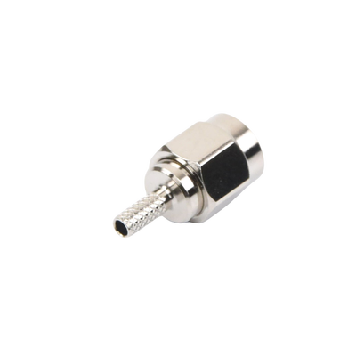 Conector SMA Macho de anillo plegable para cable RG-174/U, BELDEN 8216, Conector SMA Macho de anillo plegable para cable RG-174/U, BELDEN 8216,