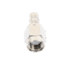 Conector SMA Macho de anillo plegable para cable RG-58/U, Niquel / Oro / Teflón.