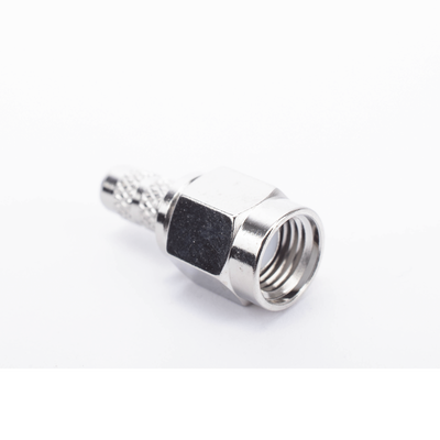 Conector SMA Macho de anillo plegable para Cable RG-142/U.