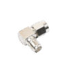 Adaptador en Ángulo Recto, de Conector SMA Macho a SMA Hembra Níquel/ Oro/ Teflón.