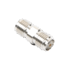 Adaptador en Línea tipo Barril, de Conector SMA Hembra a SMA Hembra, Níquel/ Oro/ Teflón.