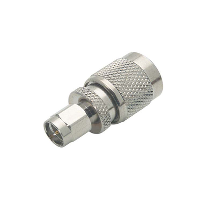 Adaptador en Línea, de Conector SMA Macho a TNC Macho, Níquel/ Oro/ Teflón. Adaptador en Línea, de Conector SMA Macho a TNC Macho, Níquel/ Oro/ Teflón.