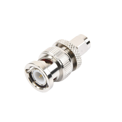 Adaptador en Línea de Conector SMA Macho a BNC Macho, Níquel/ Oro/ Teflón. Adaptador en Línea de Conector SMA Macho a BNC Macho, Níquel/ Oro/ Teflón.