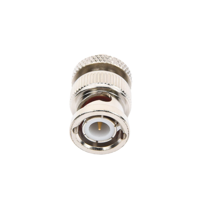 Adaptador en Línea de Conector SMA Hembra a BNC Macho, Níquel/ Oro/ Teflón. Adaptador en Línea de Conector SMA Hembra a BNC Macho, Níquel/ Oro/ Teflón.