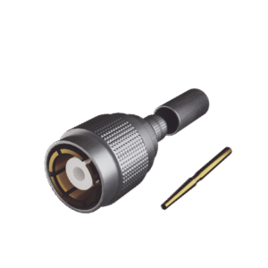 Conector SMB Macho (PIN Hembra) de Anillo Plegable, con Concha de Seguridad /RG-179/U, Níquel/ Oro/ Teflón.