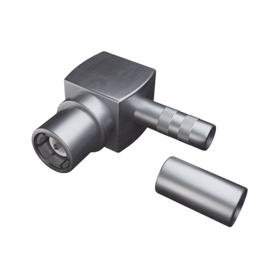 Conector SMB Macho en A/R de Anillo Plegable para RG-316/U, Grupo B1, Oro/ Oro/ Teflón.​ Conector SMB Macho en A/R de Anillo Plegable para RG-316/U, Grupo B1, Oro/ Oro/ Teflón.​