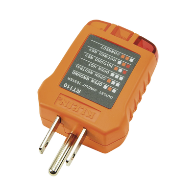 Probador de Tomacorrientes Estándar, con Secuencia de Luces para Indicar un Cableado Correcto/Incorrecto. Probador de Tomacorrientes Estándar, con Secuencia de Luces para Indicar un Cableado Correcto/Incorrecto.