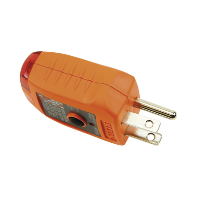 Probador de Tomacorrientes Estándar y Tomacorrientes con Interruptor de Falla a Tierra (GFCI).