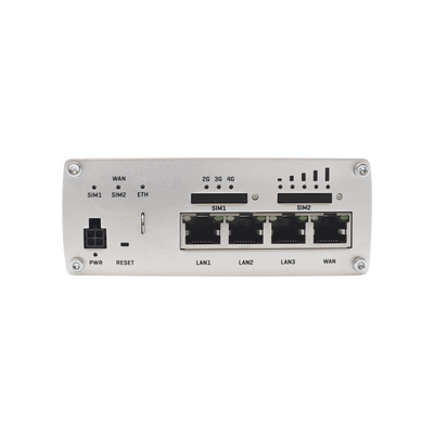 Router Industrial LTE(4.5G) Cat6, 4 puertos Gigabit, Doble ranura SIM, GNSS Router Industrial LTE(4.5G) Cat6, 4 puertos Gigabit, Doble ranura SIM, GNSS