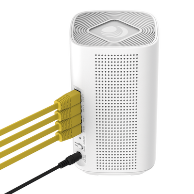 Router Home Mesh RV22 Ideal para Soluciones Residenciales / Doble Banda (2.4 y 5 GHz) / Wi-Fi 6 / Capacidad de: 2.5 Gbps (5 GHz), 600 Mbps (2.4 GHz) / Gestión vía Software para Administrador y Usuario Final desde la nube cnMaestro