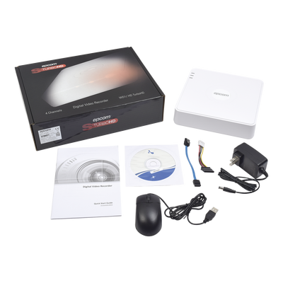 DVR 4 Canales TurboHD + 1 Canal IP/ 2 Megapixel (1080p) lite/ 1 Bahía de Disco Duro / H.264+ / 1 Canal de Audio / Salida de video Full HD