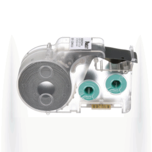 Casete de 275 Etiquetas Autolaminadas de 19 x 25.4 mm, para Cables de 3 a 4 mm de Diámetro, Área de Impresión Color Blanco