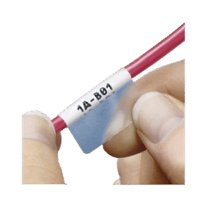Hojas con 2500 Etiquetas Auto-laminadas para Impresora Láser/Inyección de Tinta, para Cables de 3 a 7.1 mm de Diámetro (12 - 10 AWG), Color Blanco