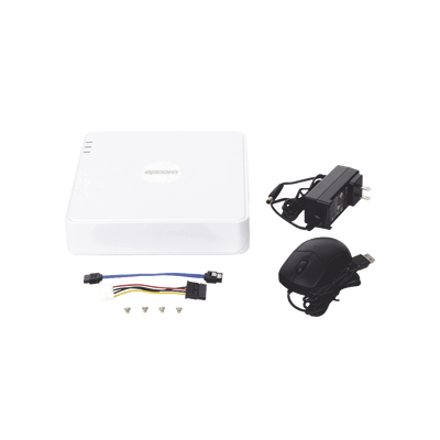 DVR 8 Canales TurboHD + 2 Canales IP / 2 Megapixel (1080p) Lite / Acusense Lite (Evita Falsas Alarmas) / Audio por Coaxitron / 1 Bahía de Disco Duro / H.265+ / Salida de Vídeo Full HD