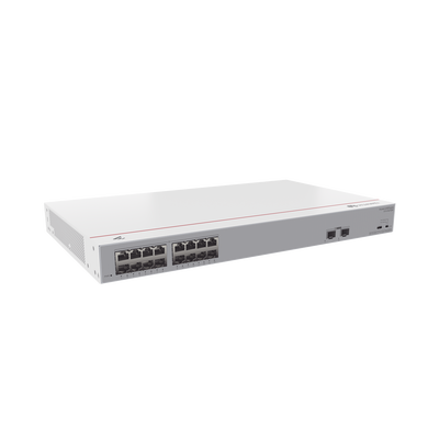 Switch Gigabit No Administrable PoE / 16 puertos 10/100/1000 Mbps (PoE) / 2 Puertos SFP Uplink / 124W Switch Gigabit No Administrable PoE / 16 puertos 10/100/1000 Mbps (PoE) / 2 Puertos SFP Uplink / 124W