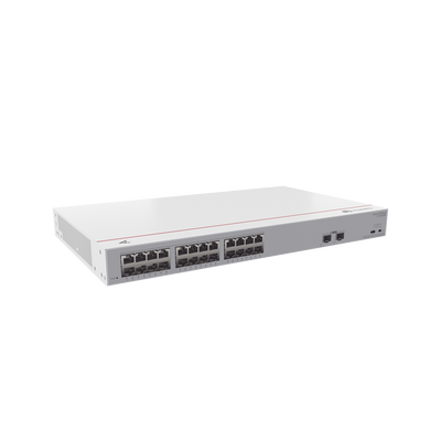 Switch Gigabit No Administrable PoE / 24 puertos 10/100/1000 Mbps (PoE) / 2 Puertos SFP Uplink / 124W Switch Gigabit No Administrable PoE / 24 puertos 10/100/1000 Mbps (PoE) / 2 Puertos SFP Uplink / 124W