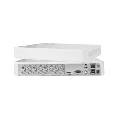(AUDIO POR COAXITRON) DVR 2 Megapixel (1080p) Lite / 16 Canales TURBOHD + 2 canales IP / 1 Bahía de Disco Duro / 16 Canales de Audio por Coaxitron / Salida de vídeo Full HD