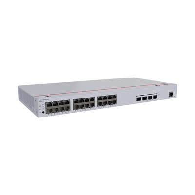 Switch de Acceso Gigabit Administrable PoE Capa 2 / 24 puertos 10/100/1000 Mbps (PoE) / 4 Puertos 10GE SFP+ Uplink / ERPS / IMGP Snooping / DHCP Snooping / PoE Perpetuo / 400W / Administración Nube Gratis