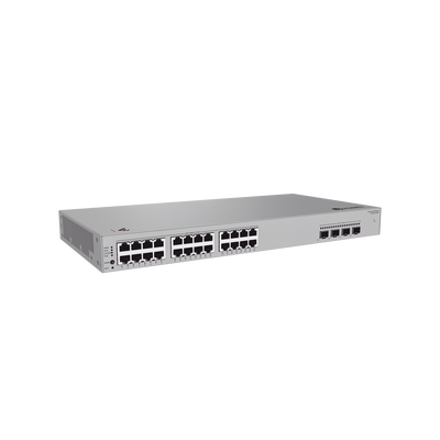 Switch de Acceso Gigabit Administrable PoE Capa 2 / 24 puertos 10/100/1000 Mbps (PoE) / 4 Puertos 2.5GE SFP Uplink / ERPS / IMGP Snooping / DHCP Snooping / PoE Perpetuo / 400 W / Administración Nube Gratis