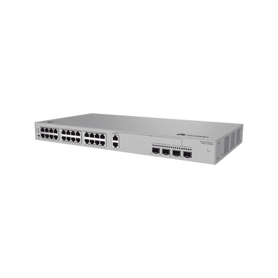 Switch de Acceso Gigabit Administrable PoE Capa 2 / 24 puertos 10/100/1000 Mbps (22*PoE) / 2 Puertos 100/1000/2.5Gbps (PoE) combo 2 Puertos 2.5GE SFP / 2 Puertos 10GE SFP+ Uplink / ERPS / PoE Perpetuo / 400 W / Administración Nube Gratis