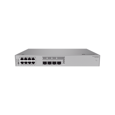 Switch de Acceso Gigabit Administrable PoE Capa 2 / 8 puertos 10/100/1000 Mbps (PoE) / 4 Puertos 2.5GE SFP Uplink / ERPS / IMGP Snooping / DHCP Snooping / PoE Perpetuo / 128 W / Administración Nube Gratis