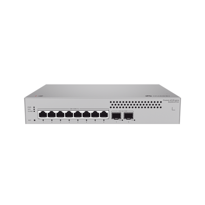 Switch de Acceso Gigabit Administrable Capa 2 / 8 puertos 10/100/1000 Mbps / 2 Puertos 10GE SFP Uplink / ERPS / IMGP Snooping / DHCP Snooping / Administración Nube Gratis
