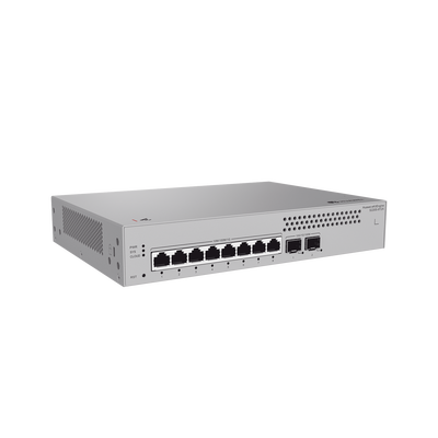 Switch de Acceso Gigabit Administrable Capa 2 / 8 puertos 10/100/1000 Mbps / 2 Puertos 10GE SFP Uplink / ERPS / IMGP Snooping / DHCP Snooping / Administración Nube Gratis