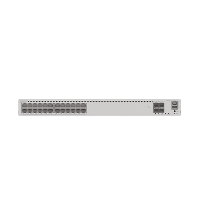 Switch de Distribución/Core Gigabit Administrable PoE Capa 3 / 24 puertos 1000/2.5Gbps (PoE) / 4 Puertos 10GE SFP+ Uplink / ERPS / Rutas Estáticas / iStack / PoE Perpetuo / 400W / Administración Nube Gratis