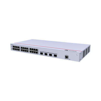 Switch de Distribución/Core Gigabit Administrable Capa 3 / 24 puertos 10/100/1000 Mbps / 4 Puertos 1GE SFP Uplink / ERPS / Rutas Estáticas / iStack / Administración Nube Gratis