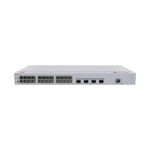 Switch de Distribución/Core Gigabit Administrable Capa 3 / 24 puertos 10/100/1000 Mbps / 4 Puertos 10GE SFP+ Uplink / ERPS / Rutas Estáticas / iStack / Administración Nube Gratis