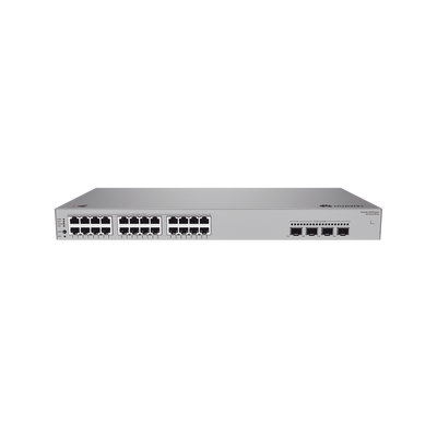 Switch de Acceso Gigabit Administrable PoE Capa 2+ / 24 puertos 10/100/1000 Mbps (PoE) / 4 Puertos 2.5GE SFP Uplink / ERPS / Rutas Estáticas / PoE Perpetuo / 400 W / Administración Nube Gratis