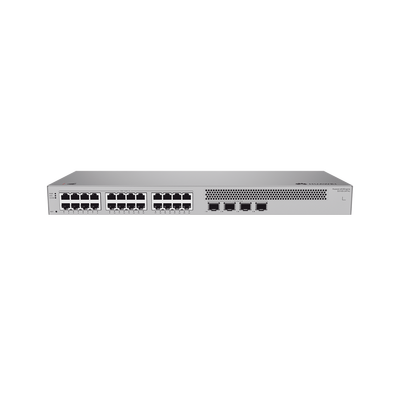 Switch de Acceso Gigabit Administrable Capa 2+ / 24 puertos 10/100/1000 Mbps / 4 Puertos 2.5GE SFP Uplink / ERPS / Rutas Estáticas / Administración Nube Gratis