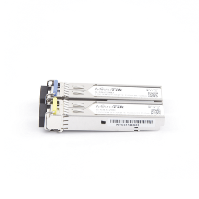 Transceptores MiniGbic SFP 1.25G LC WDM para fibra Mono Modo 20 Kms