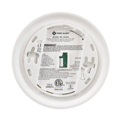 Detector de Humo Autónomo, No Requiere Panel, LED de Escape, Sensor por Ionización, Batería 9 V reemplazable