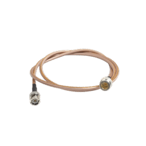 Jumper Fabricado con Cable RG-142 conectores BNC/N Hembra de 110 cm.