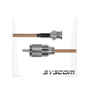 Cable RG-142/U, con conectores BNC Macho / UHF Macho.