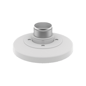 Adaptador tipo Plato necesario para montar en Pared o Techo Cámaras Hanwha serie QNV-C
