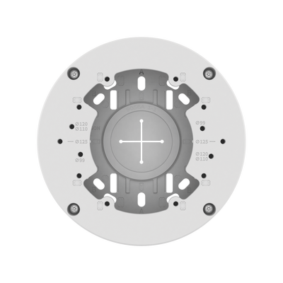 Caja de conexion para tipo Domo y Flat-eye Hanwha QNE-8011R, QNE-8021R, QND-6011, QNV-C8083R, QNV-C9083R