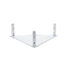 Base Triangular para Tramo STZ45 Galvanizado Electrolítico.