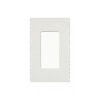 Placa de pared 1 espacio, para atenuador (dimmer), apagador ó control remoto inalámbrico LUTRON.