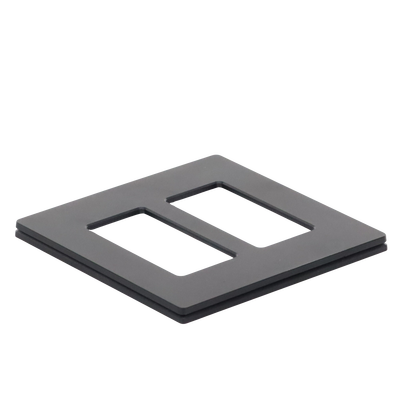 TAPA P/SWITCH /DIMMER 2 ESPACIOS