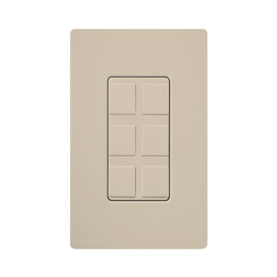 Caja de pared para contactos varios, 6 mini espacios.